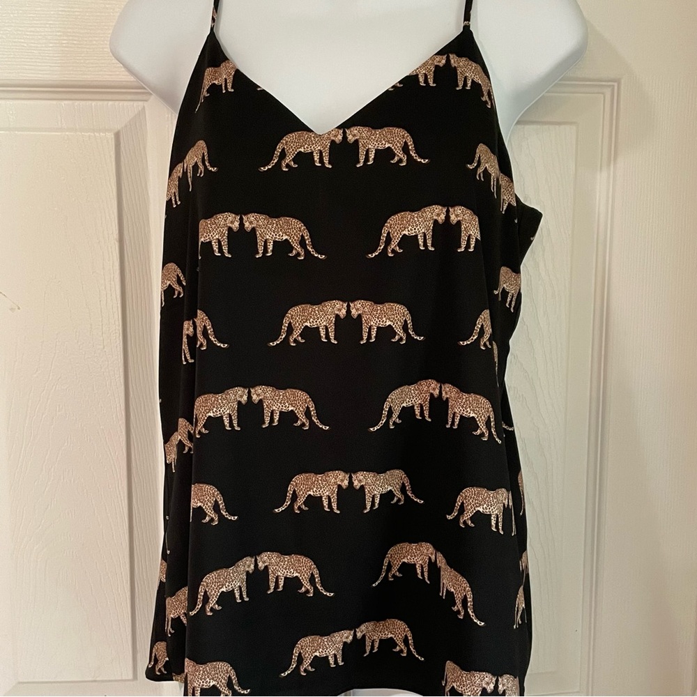 Ann Taylor Leopard Tank Top